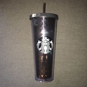 Starbucks black studded tumbler